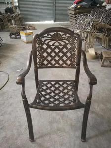 Al aire libre muebles de jardín de hierro fundido <span class=keywords><strong>bistro</strong></span> mesa y silla - Product Image 3