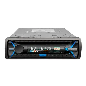 Daya Tinggi 7388IC Output 4*50W 4 Perubahan Amplifier 1din Mobil Dvd CD Player