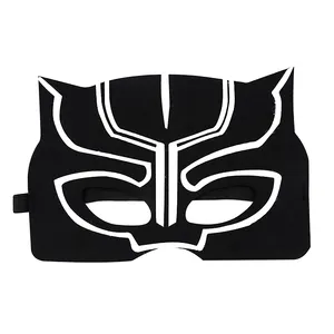 Fiesta de cumpleaños favores reutilizable de fieltro máscaras sentía superheroe máscaras para fiesta niños fieltro negro Pantera máscaras - Product Image 1