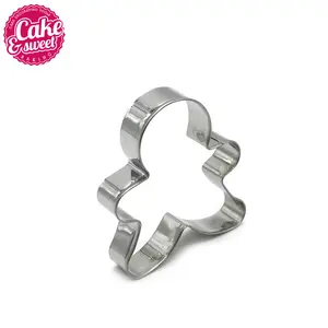 cake&sweet Bulk packing stainless steel Christmas gingerbread man cookie cutter