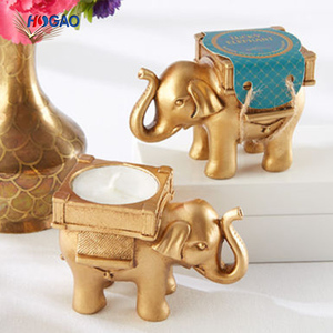 resina fashioncraft buena suerte elefante vela té luz titular gracias regalos India regalos de boda para los huéspedes - Product Image 6