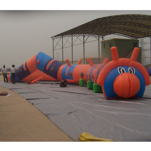 Parcours d'obstacles gonflable en forme <span class=keywords><strong>de</strong></span> <span class=keywords><strong>ver</strong></span>, aire <span class=keywords><strong>de</strong></span> jeux gonflable pour enfants - Product Image 2
