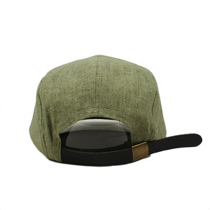 Tùy Chỉnh Thiết Kế Logo Màu Xanh Lá Cây Cây Gai Dầu Tự Nhiên 5 Bảng Điều Chỉnh <span class=keywords><strong>Camper</strong></span> <span class=keywords><strong>Hat</strong></span> Trống - Product Image 5