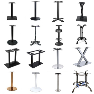 Bán Buôn Thương Mại Antique Đen Cast Sắt Kim Loại Bảng Cơ Sở Kim Loại Bàn Cà Phê Chân Cho Nhà Hàng - Product Image 2