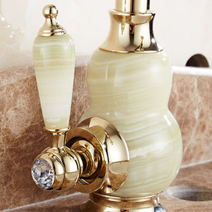 Color oro puro Jade piedra cuenca <span class=keywords><strong>grifos</strong></span> <span class=keywords><strong>grifos</strong></span> - Product Image 6