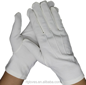 Gant de maçon blanc en tissu nylon, uniforme de fête de noël, vente en gros, - Product Image 1