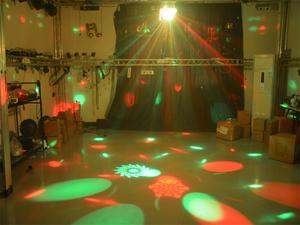 2% remise facile à contrôle de mariage partie décoration led rgbw piste de danse boule magique lumière - Product Image 6