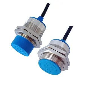 Interruptor de Sensor de proximidad inductivo, carcasa corta M30, NPN/PNP, 3 cables, 5Vdc/12V/24VDC, IP67, resistente al agua (IBEST)