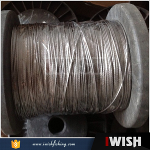 <span class=keywords><strong>Nylon</strong></span> Gecoat 7X7 304 Roestvrij Vliegtuigen 1000 Voeten Leider Draad Voor Vissen Rigs - Product Image 3