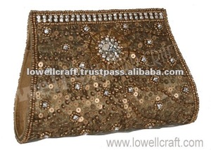 2022 New Lowellcraft L-19 Satin Party <b>Clutch</b> for Women Luxury Square Rhinestone Evening Bag - Product Image 2