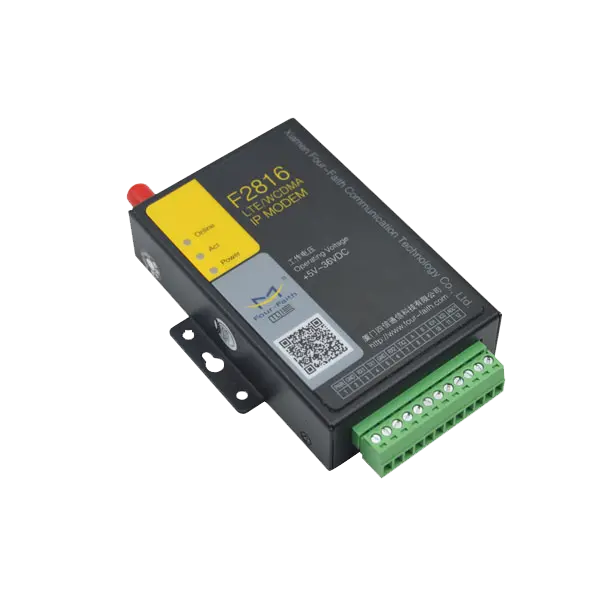 F2816 4g modem với Cat.1 hỗ trợ mô-đun rs232 rs485 và IO kỹ thuật số Hỗ Trợ Modbus RTU Modbus TCP/IP cho PLC và Thông Minh mét