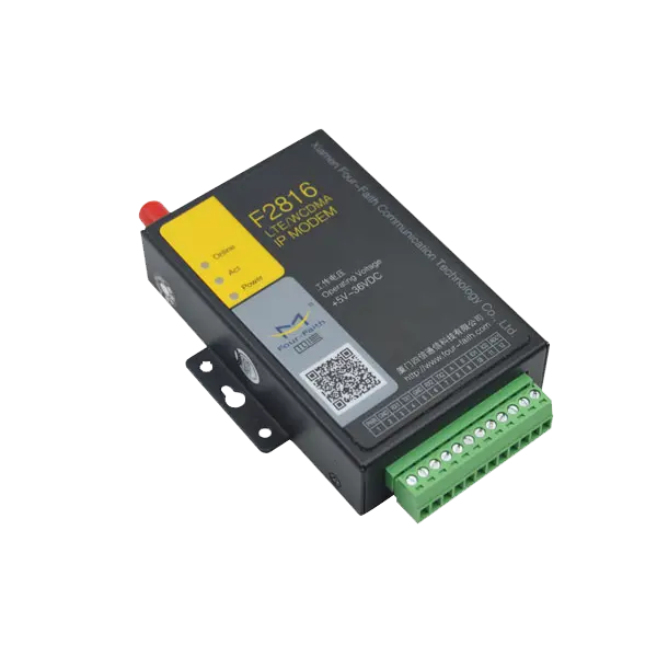 F2816 4g modem con modulo Cat.1 supporto rs232 rs485 e IO digitale Supporto Modbus RTU Modbus TCP/IP per il PLC e contatori Intelligenti