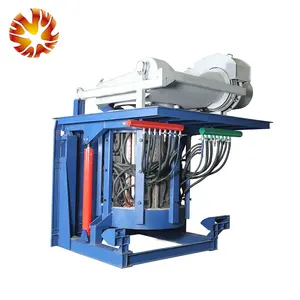 Aluminum cast iron steel scrap induction melting furnace price