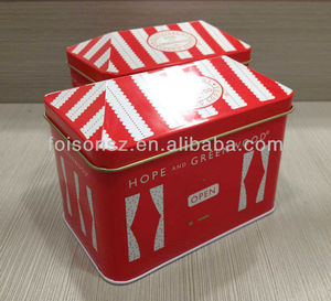 Boîte en étain personnalisée en forme de maison, boîtes musicaux et personnalisées avec logo - Product Image 2