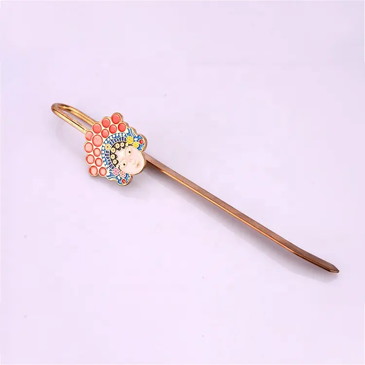 Chinese Style Design Custom Souvenir Bookmark Metal