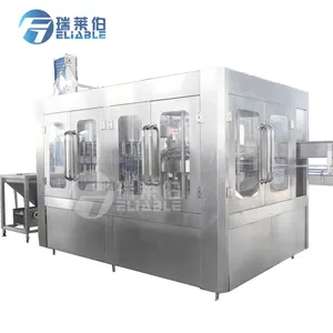 Mineral Water / Purified Water Round / Square Bottle 200-2000ml Monoblock Bottle Water Filling Machine