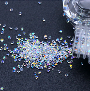 Petits tubes à paillettes en zircon avec couvercle pointu, accessoire pour décoration des ongles, <span class=keywords><strong>nail</strong></span>-<span class=keywords><strong>art</strong></span>, vente en gros, 10 pièces - Product Image 3