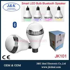 di bluetooth speaker con luce a led, smart led rgb lampadina speaker bluetooth colori controllato da app dispositivi