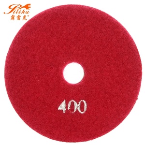 4 Inch Diamond Polishing Pad Kering Basah untuk Granit Marmer Lantai - Product Image 2