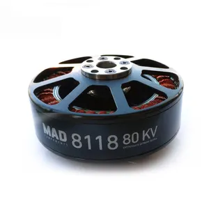 Water Dust Proof Multicopter heavy lift große rc bürstenlosen motor 8118 KV80 für 10S-14S