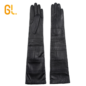 Verified Supplier Black Long Ladies Leather Gloves Customizable Design & Touchscreen Capability | Alibaba.com Verified Supplier Black Long Ladies Leather Gloves Customizable Design & Touchscreen Capability | Alibaba.com