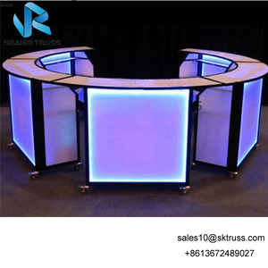 Meuble de maison en acier inoxydable, comptoir de bar, pliable, en acrylique, à led, pour cocktail, en bois, offre spéciale, - Product Image 4