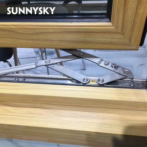 Fenêtre d'auvent en verre d'aluminium à suspension supérieure de couleur <span class=keywords><strong>blanche</strong></span> standard CE pour le remplacement du verre de la fenêtre à battants du sous-sol - Product Image 3