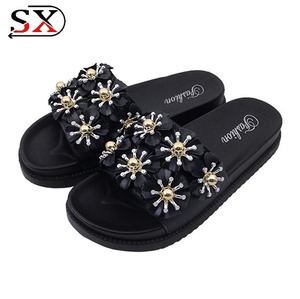 2023 trendy lovely women <span class=keywords><strong>sandali</strong></span> scorrevoli con tacco piatto pantofola in pvc con suola morbida - Product Image 5