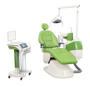 Economic dental chair unit/cheap dental chair/integral dental unit with CE mark mini dental porcelain furnace