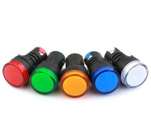 Đèn Báo Nguồn LED AD16-22DS 12V 24V 220V 380V 22DS Đèn Tín Hiệu Đỏ Xanh Vàng Xanh Trắng - Product Image 3