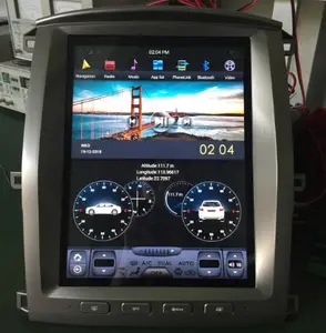 टेस्ला स्क्रीन के साथ 12.1 इंच कार डीवीडी एंड्रॉयड 7.1 या 6.0 प्रणाली कार डीवीडी टोयोटा LC100 2002-2007 के लिए