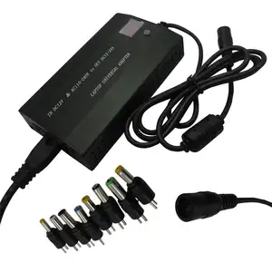 12V-24V 100W Laptop Charger 3 In 1 Lcd Automatische Universele Notebook Lader Voor/Asus/G/Sony//Lenovo Charger