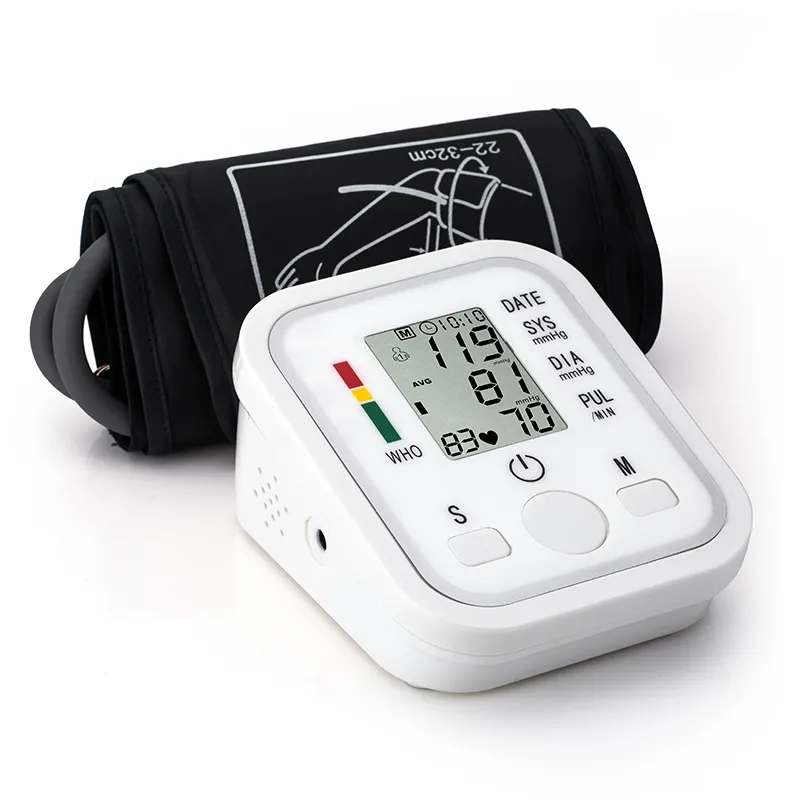 Home and hospital use blood pressure measuring instruments digital arm blood pressure monitor
