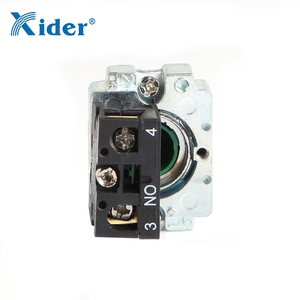 สวิตช์กดโลหะสีเขียว DB2-BA31/XB2-BA31 แบบวงกลม หัวแบน - Product Image 5