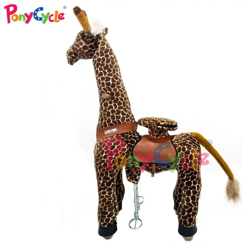 plush amusement park rides horse toy ride on animal toy