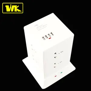 Electric Socket With Usb Multi Electrical Extension Socket 8-Way With 4 USB Outlet And 1.5m Flexible Cable