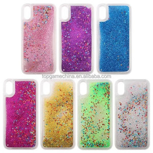 Custodia in TPU morbida sabbia glitterata per iPhone 8 X XR XS MAX 11 12 13 14 15 16e Cover sabbie mobili - Product Image 1
