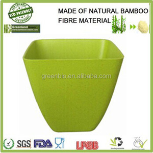 Vajilla de oficina ecológica grande de fibra de bambú bio friendly soporte <span class=keywords><strong>para</strong></span> plantas colgantes, macetas de bambú <span class=keywords><strong>para</strong></span> flores de jardín - Product Image 4