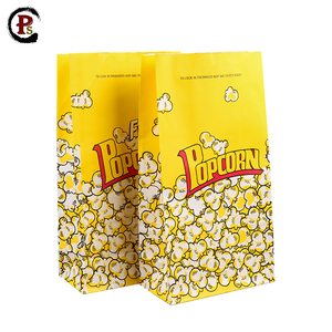 En gros logo personnalisé imprimé thermocollage <span class=keywords><strong>clair</strong></span> en pop-corn micro-ondes frites <span class=keywords><strong>de</strong></span> pommes <span class=keywords><strong>de</strong></span> <span class=keywords><strong>terre</strong></span> sac en papier - Product Image 1