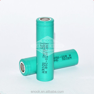 سامسونج 20r ليثيوم المنغنيز ليثيوم أيون 18650 بطارية 2000 مللي أمبير 3.7 فولت 20a - Product Image 2