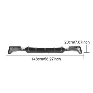 <span class=keywords><strong>MP</strong></span> estilo 4serie F32 de fibra de carbono real parachoques trasero difusor para BMW F32 M435I M 2014-2018 - Product Image 6
