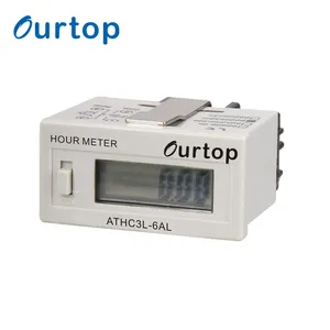 OURTOP Hot Selling Items Digit Counters LCD Display Digital Hour Meter Counter