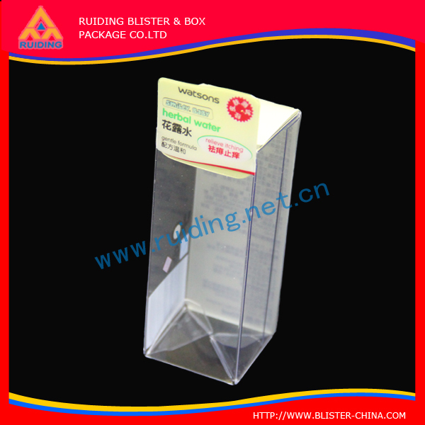 Ruiding fabricants diffuseur fleur fold personnalisée emballage box avec fenêtre transparente pvc