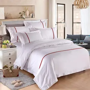 100% combed cotton high thread count sateen fabric 600 tc