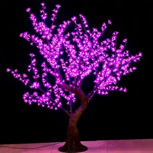 Luz led artificial para árbol, 5 pies, a prueba de agua, para exterior, flor de cerezo