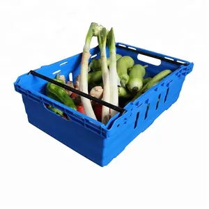 QS fisch kiste belüfteten plastik kiste obst kunststoff mesh korb - Product Image 4