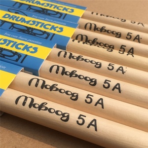 Baquetas de Arce Duro de Alta Calidad con Logotipo Personalizado, Baquetas de Batería de Jazz 5A 7A - Product Image 3