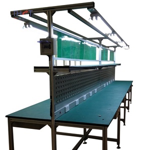 <span class=keywords><strong>Taller</strong></span> de fábrica de electrónica con ensamblaje de luz, línea de producción, montaje antiestático, <span class=keywords><strong>mesa</strong></span> de reparación de consola, <span class=keywords><strong>mesa</strong></span> de embalaje - Product Image 4