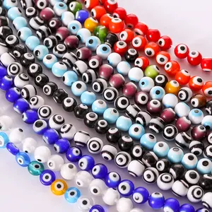 Wholesale mixed glass evil eye beads