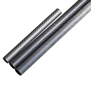 glossy twill 3k carbon fiber tube 15mm 16mm18mm 20mm 25mm